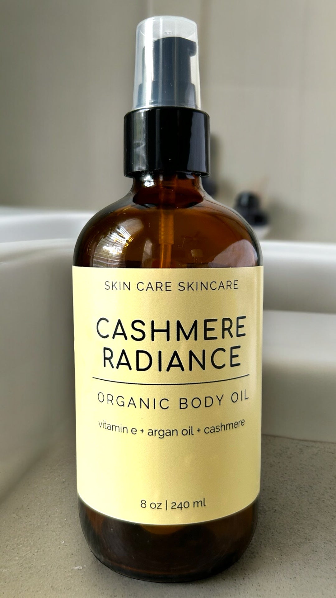 Cashmere Radiance Scented Organic Body Oil